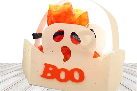 Halloween Ghost Basket · Creative Fabrica