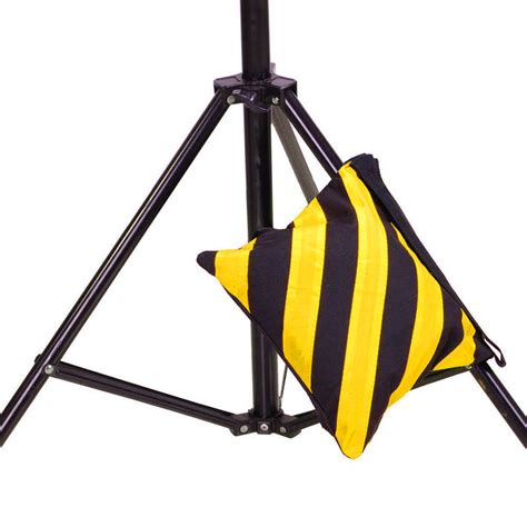 Professional Yellow and Black Canvas sandbag for photo light stands - sand bag