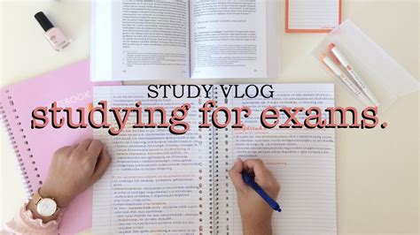 STUDY VLOG 8 - studying for my exams - YouTube