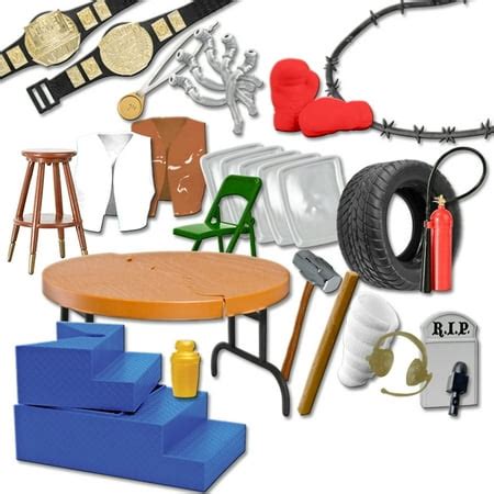 30 Piece MASSIVE Wrestling Figure Accessories Pack For WWE Wrestling Figures - Walmart.com