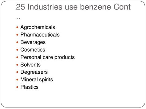 Benzene Uses In Everyday Life - Trending US