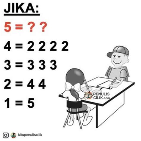 Teka Teki Matematik Bergambar Dan Jawapan / Teka Teki Matematik Beserta ...