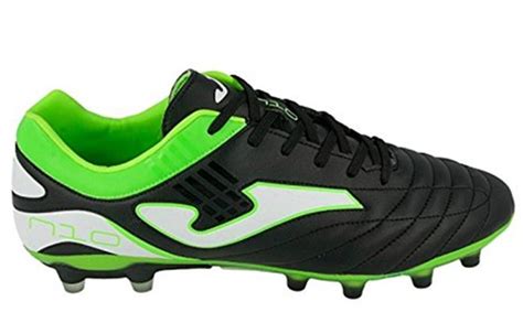 Joma Numero 10 FG Men's Soccer Cleats Football Shoes Black/Green 1603 ...