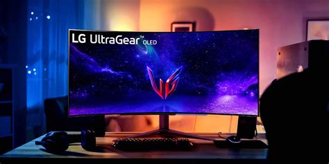 The LG 45" UltraGear Curved OLED Gaming Monitor Wraps Around Your Head