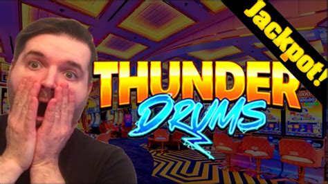 Epic RUN On Thunder Drums Slot Machine! JACKPOT HAND PAY! - YouTube