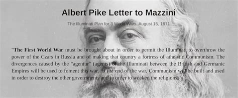 Albert Pike letter to Mazzini - The Illuminate Plan