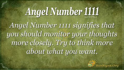 Angel Number 1111 Meaning - Good Or Bad? Find Out - SunSigns.Org