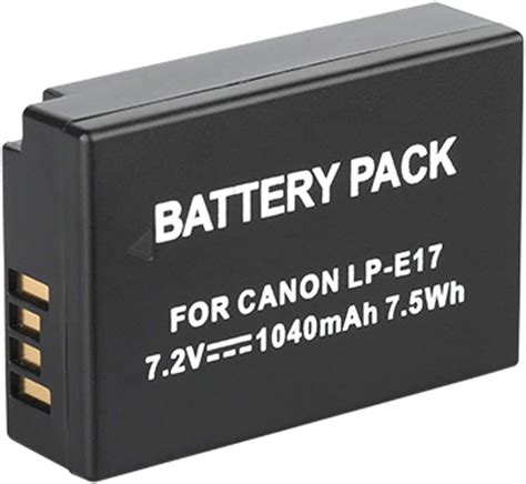 Battery Pack for Canon EOS Rebel T6s, EOS Rebel T6i, EOS Rebel T7i Digital SLR Camera : Amazon ...