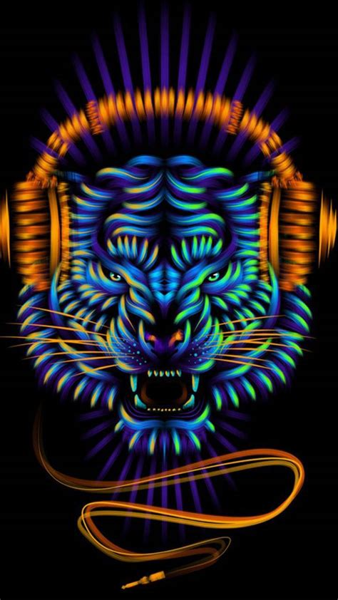 Neon Tiger Wallpapers - Wallpaper Cave