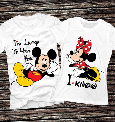 Minnie and Mickey Couples Shirts True Love Disney Matching | Etsy ...