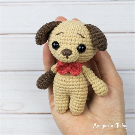 Tiny puppy amigurumi pattern - Amigurumi Today