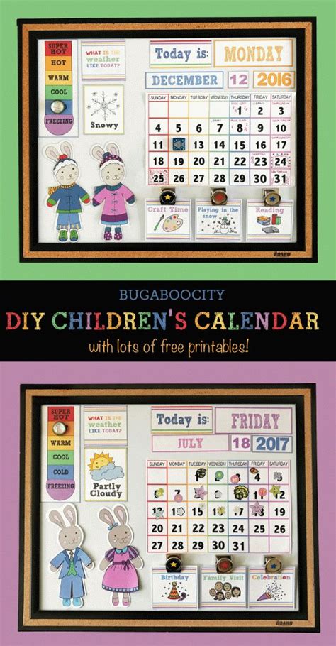 DIY Children's Calendar | Kids calendar, Preschool calendar, Preschool calendar time