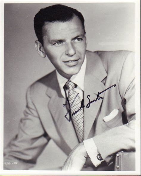 Frank Sinatra Signed 8x10 Photo