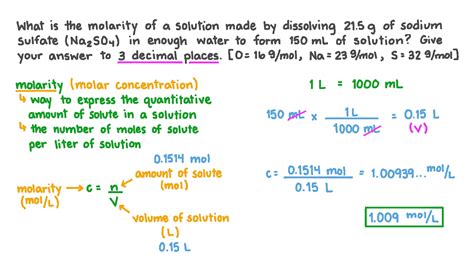 Molarity