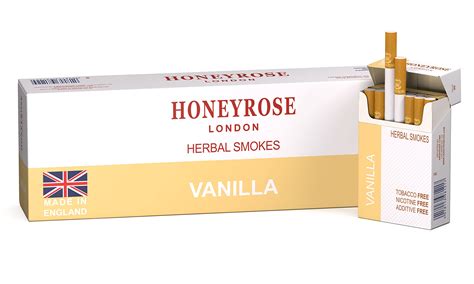 Buy Honeyrose al Smokes - 100% & Free! 1 carton/10packs. Made in England! (Vanilla) Online at ...