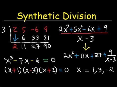 Solving Polynomial Equations Synthetic Division - Tessshebaylo