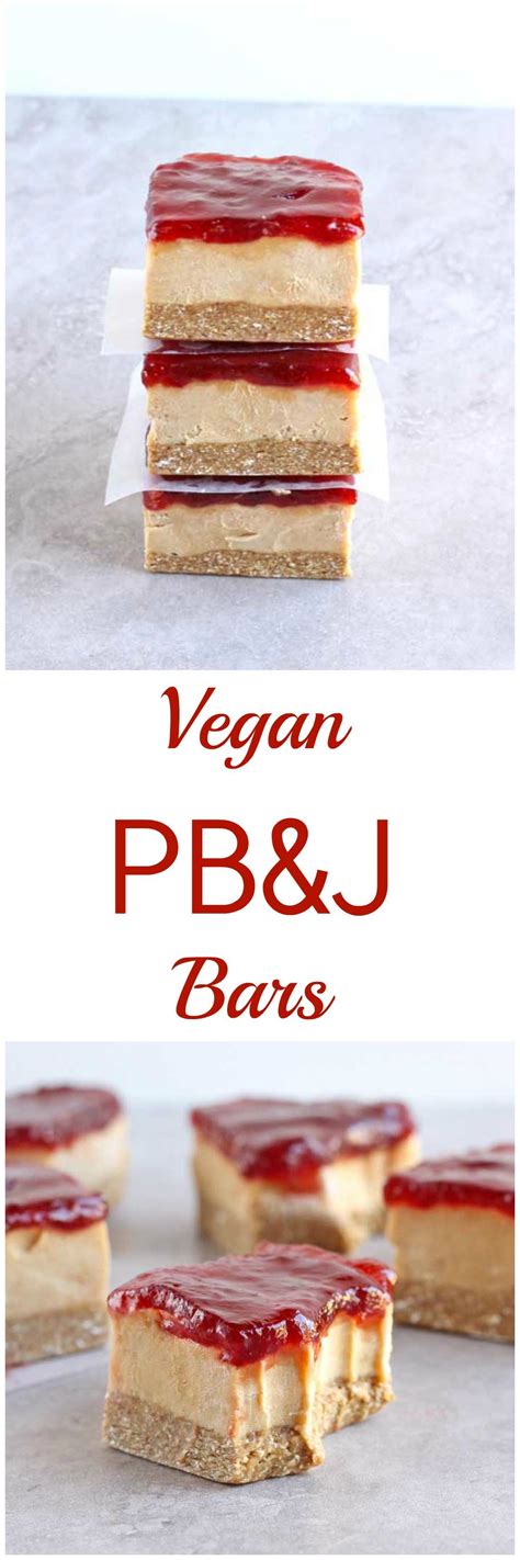 Vegan PBJ Bars | Vegan dessert recipes, Vegan desserts, Vegan sweets