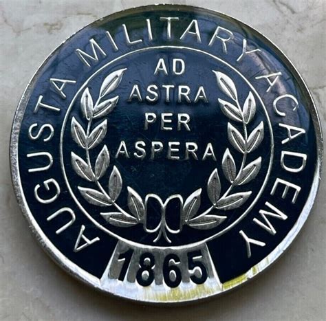 Augusta Military Academy Alumni House / Museum Medal Challenge Coin? | eBay