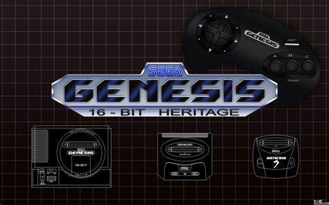 Sega Genesis: 16-bit Heritage Wallpaper by BLUEamnesiac on DeviantArt