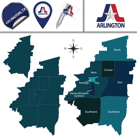 Map of Arlington Texas Area | What Is Arlington Known For? - Best ...