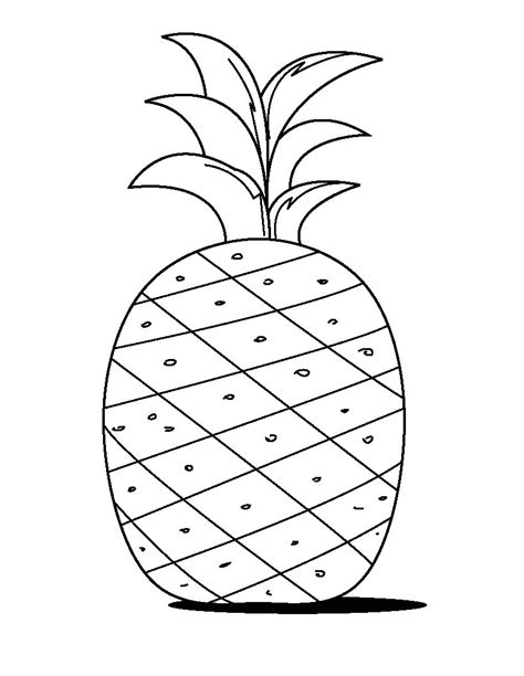 Free Printable Pineapple Coloring Pages For Kids