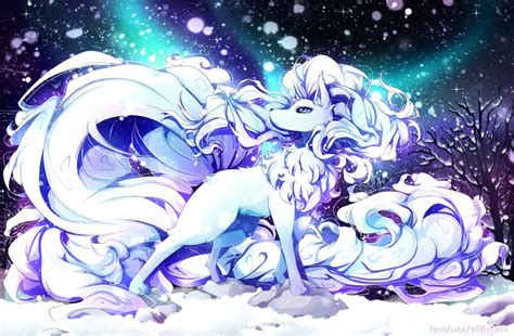 Pokemon- Alola Ninetales by Invidiata.deviantart.com on @DeviantArt | Pokemon art, Pokemon ...