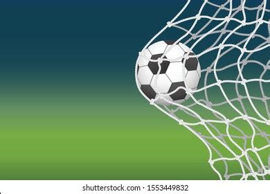 Ball Net Moment Og Goal Soccer Stock Illustration 1449573575