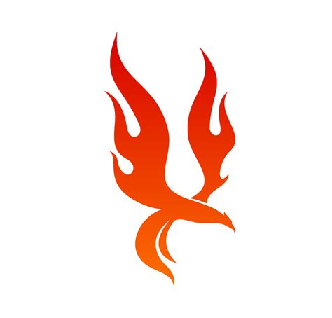 Phoenix bird icon, isolated vector fire creature 20402553 Vector Art at ...