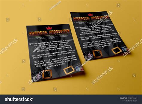 Flayer Mockup Photos Can Be Used Stock Photo 2233792061 | Shutterstock