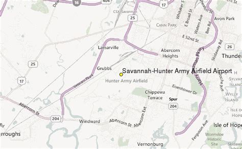 Savannah/Hunter Army Airfield Airport Weather Station Record ...