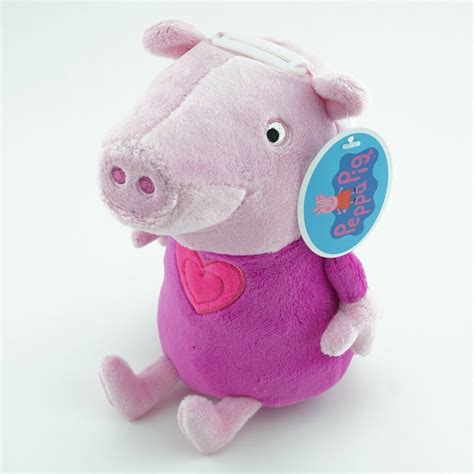 Peppa Pig Plush Piggy Bank 8" for Toddler Kids Cartoon Characters # ...