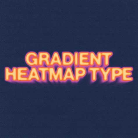 EASY Gradient Heatmap Text Effect Tutorial - [Photoshop] in 2023 | Photoshop tutorial text, Text ...
