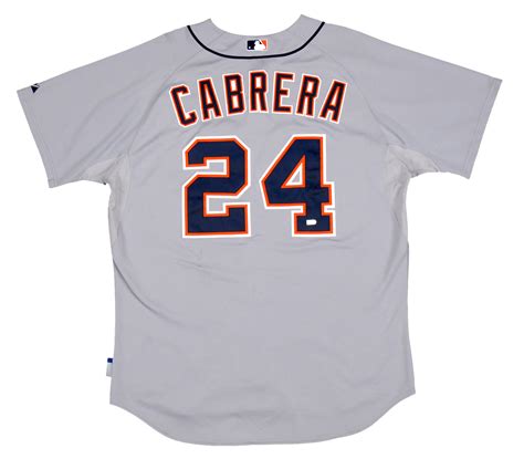 Lot Detail - 2012 Miguel Cabrera Game Used Detroit Tigers Road Jersey - Triple Crown Season (MLB ...