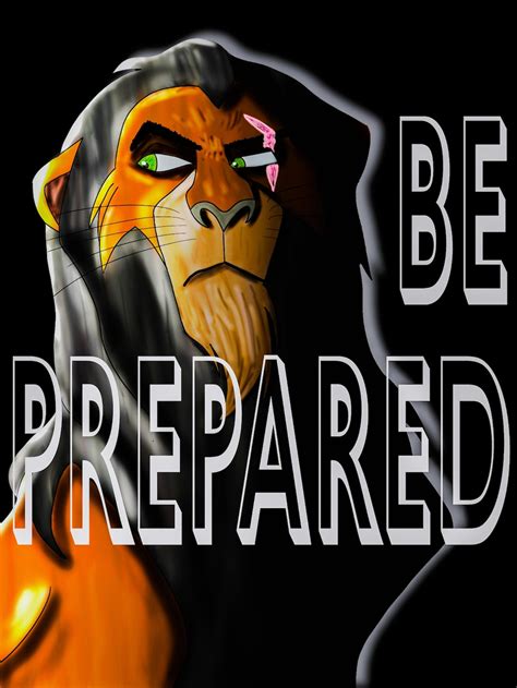 Lion King's Scar Be Prepared - Etsy