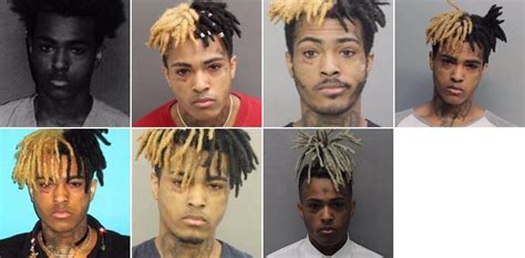 Updated, all 7 mugshots in order : r/XXXTENTACION