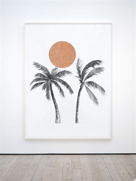 Palm Tree Art Print Desert Printable Art Abstract Wall Art Boho Decor Minimalist Print Instant ...