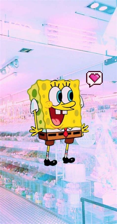 Cute Spongebob Cartoon Aesthetic Wallpapers - Wallpaper Cave