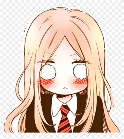 #anime #cute #kawaii #shy #baka #blush #loli #freetoedit - Hibi Chouchou Suiren Chibi, HD Png ...