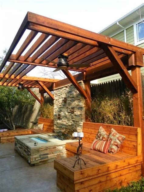 Totally Difference Small Backyard Landscaping Ideas 35 | Backyard pergola, Small pergola, Small ...