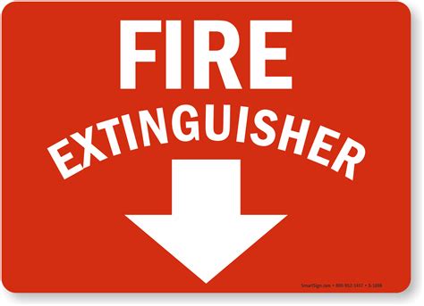 Printable Fire Extinguisher Signs