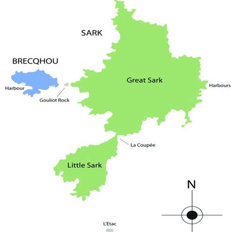 Map of Sark and Brecqhou. | Download Scientific Diagram