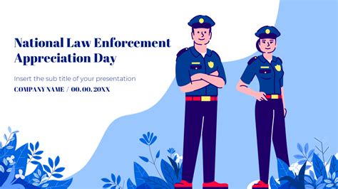 Law Enforcement Free Google Slides Theme PowerPoint Template