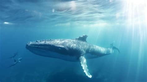 Premium AI Image | fin whale HD 8K wallpaper Stock Photographic Image