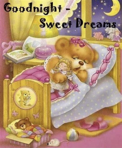 Sleeping Teddy Bear - Good Night, Sweet Dreams Pictures, Photos, and ...