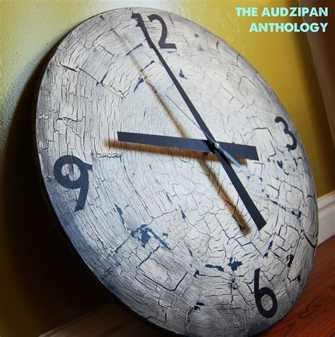 the audzipan anthology: DIY Big Wall Clock