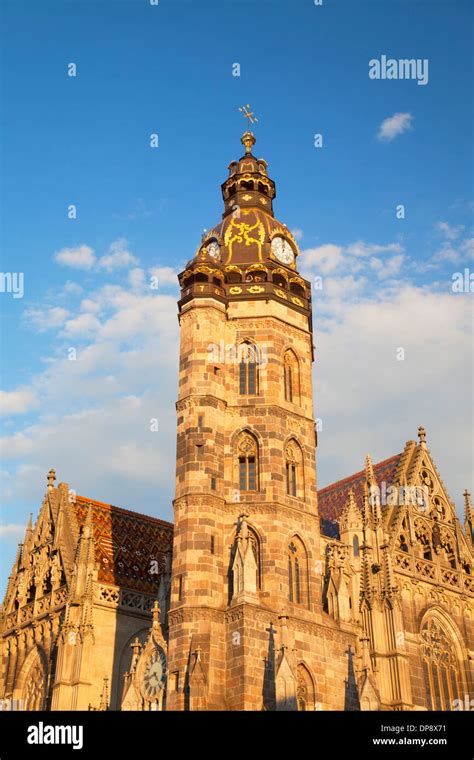 Cathedral of St Elizabeth, Kosice, Kosice Region, Slovakia Stock Photo ...