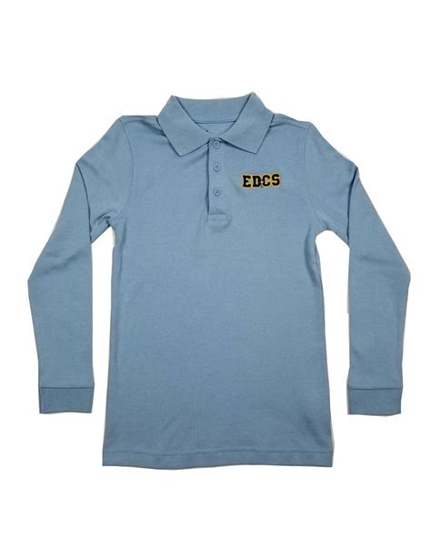 Classroom Uniforms EAST DAYTON CHRISTIAN LS KNIT SHIRT - Educational Apparel