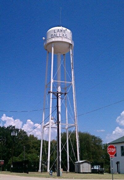 Lake Dallas | Water tower, Lake dallas, Tower