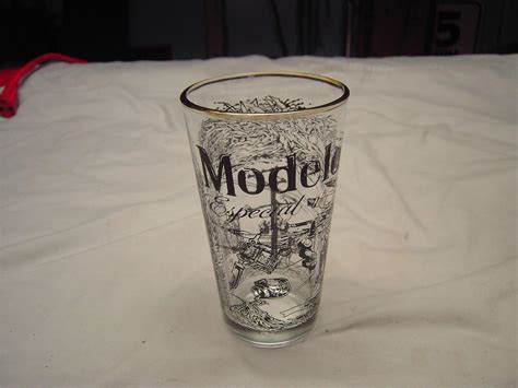 MODELO ESPECIAL with Logo 16 oz Glass Beer Glass | #1855748545