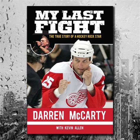 Darren McCarty MY LAST FIGHT Hardcover Book - NHL Auctions